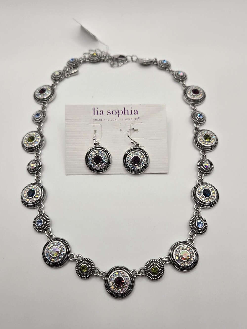 ✨ Lia Sophia Necklace & Earrings Set – NWT ✨